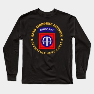 82nd Airborne Division - Operation Just Cause Long Sleeve T-Shirt